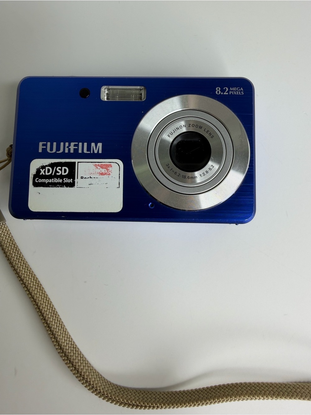 Fujifilm FinePix J12 Royal Blue Y2K 8.2MP Digital Camera W/ NEW Battery - Picture 2 of 13